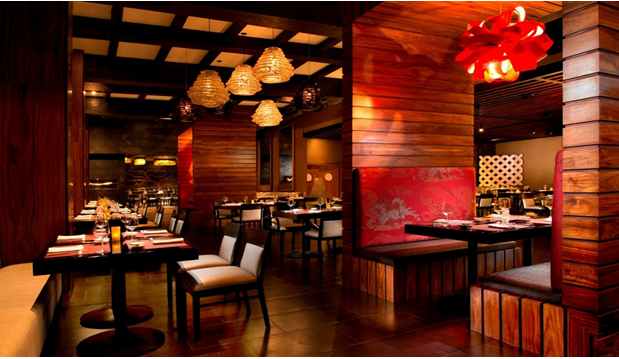Nội thất nhà hàng phong cách Trung Hoa mẫu 1