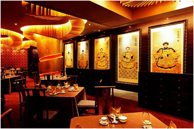 Nội thất nhà hàng phong cách Trung Hoa mẫu 2